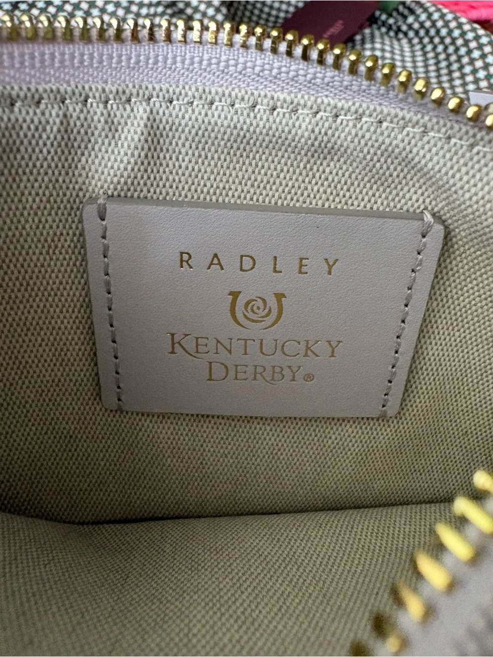 RADLEY LONDON Pale Lilac Leather Coin & Card Pouch KENTUCKY DERBY